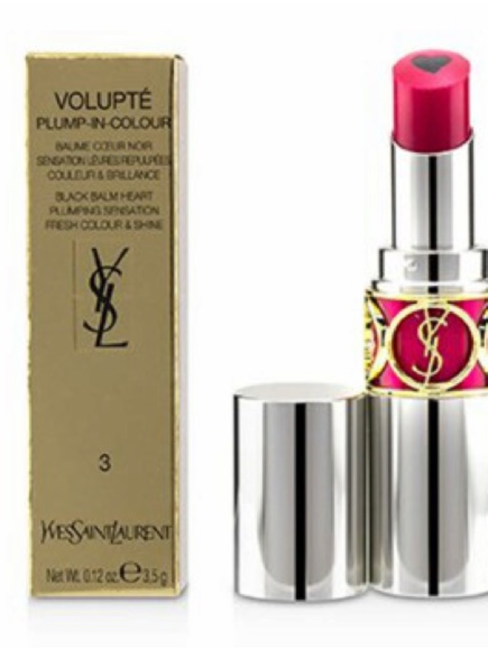 Yves Saint Laurent Volupté Plump-In-Colour Lipstick - 3 Pink